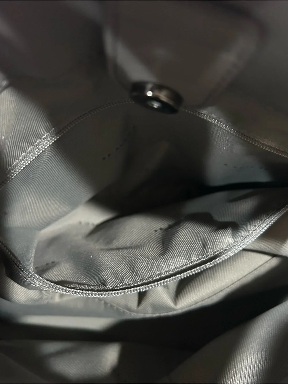 Coach Pebbled Leather Shoulder Bag in Light Gray